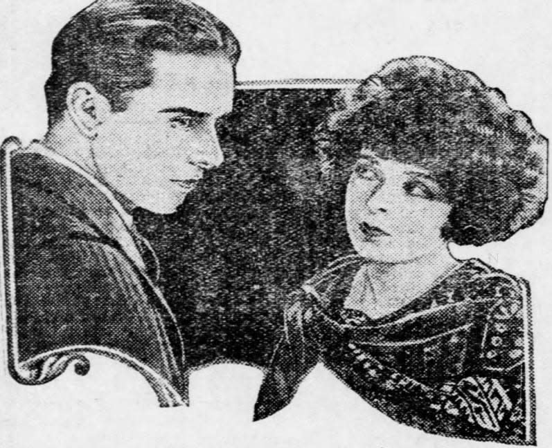 Ben Lyon and Colleen Moore in “Painted People.”