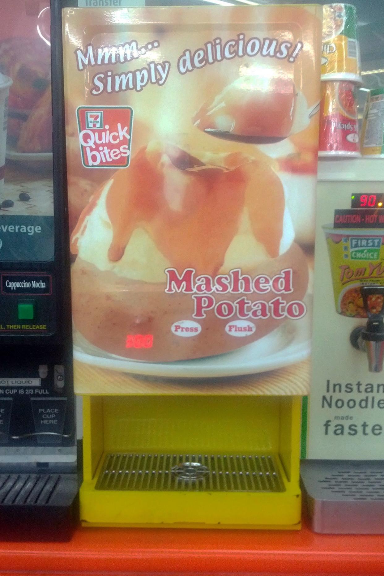 Mashed Potatoes Vending Machine