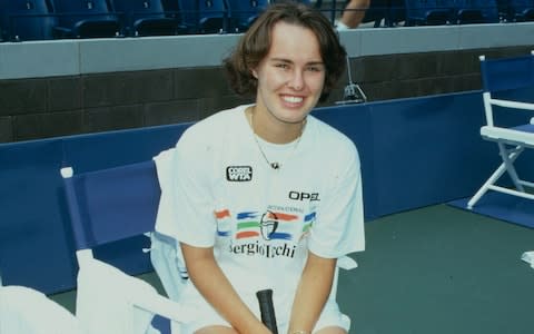 Martina Hingis was world No 1 at the age of 16 - Credit: Getty Images