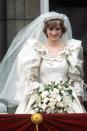 <p>At her fairytale wedding in July, Diana accessorized ash blonde hair with her family's own treasure, the <a href="http://people.com/royals/princess-dianas-spencer-tiara-history-and-photos/" rel="nofollow noopener" target="_blank" data-ylk="slk:Spencer tiara;elm:context_link;itc:0;sec:content-canvas" class="link ">Spencer tiara</a>.</p>