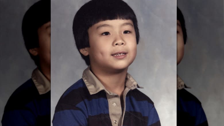 David Chang as a child
