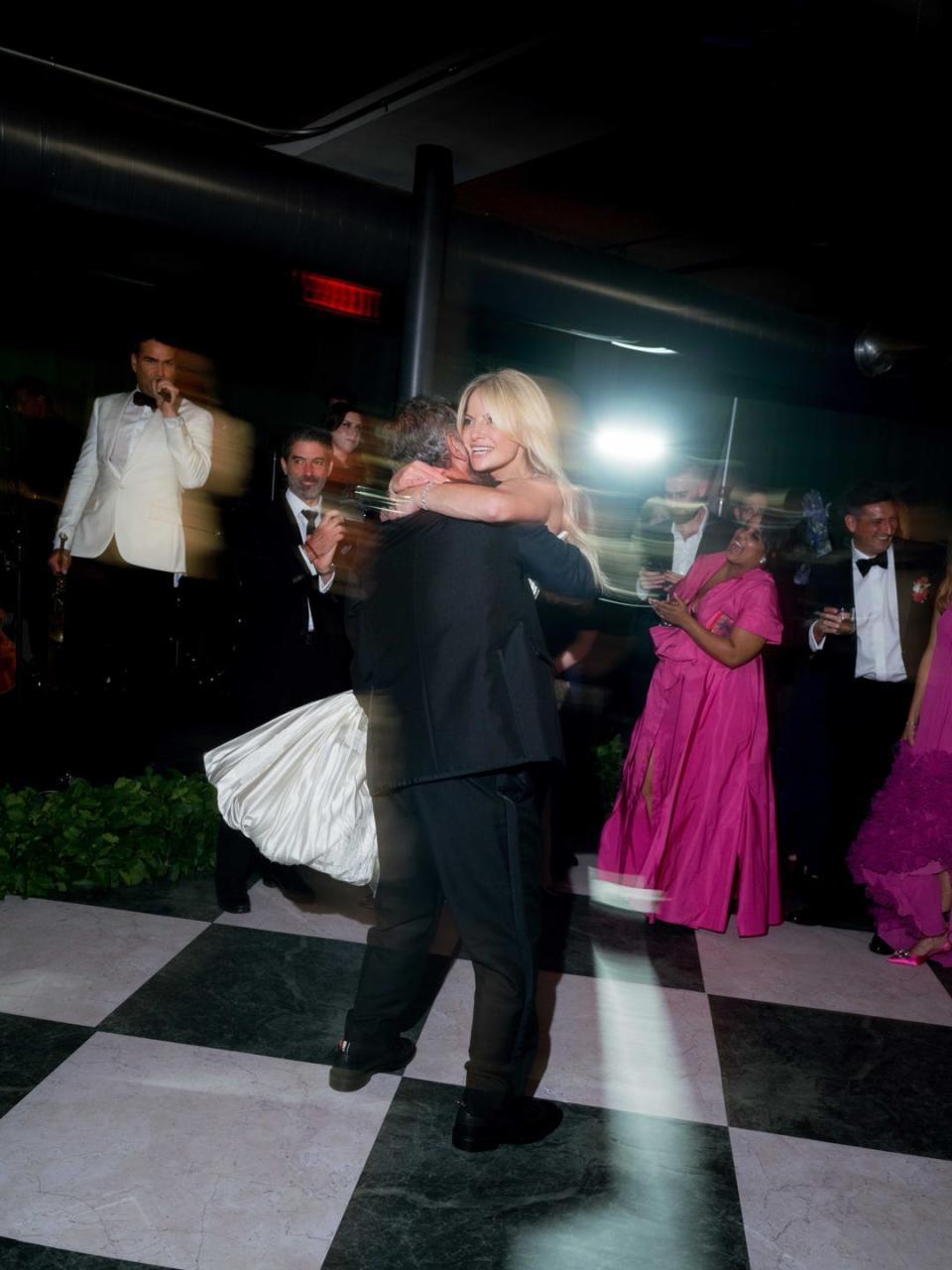 dancing at a wedding