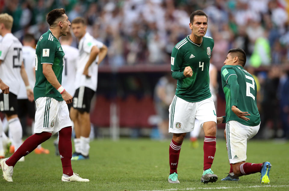 <p>They’ve gone it! Mexico beat Germany – and the holders are left reeling </p>