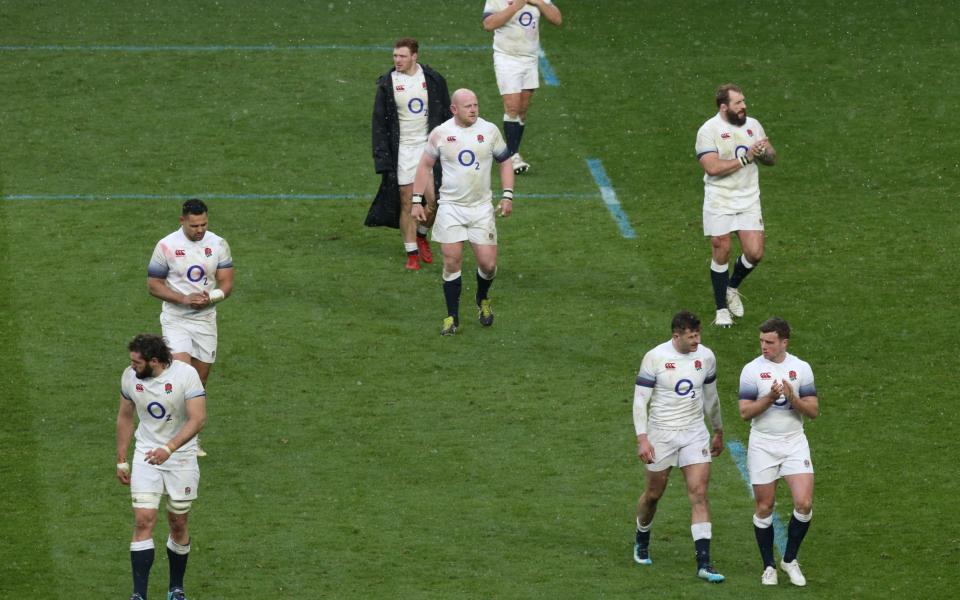 England players trudge off the field after defeat to Ireland again - Offside