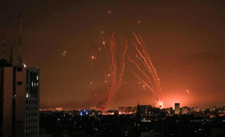Misiles de Hamas interceptados por el domo de hierro de Israel