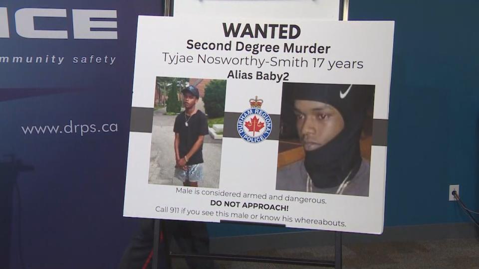 Police are asking the public for any information on the whereabouts of Tyjae Nosworthy-Smith, who is now a suspect in the murder of Michael Ferdinand.