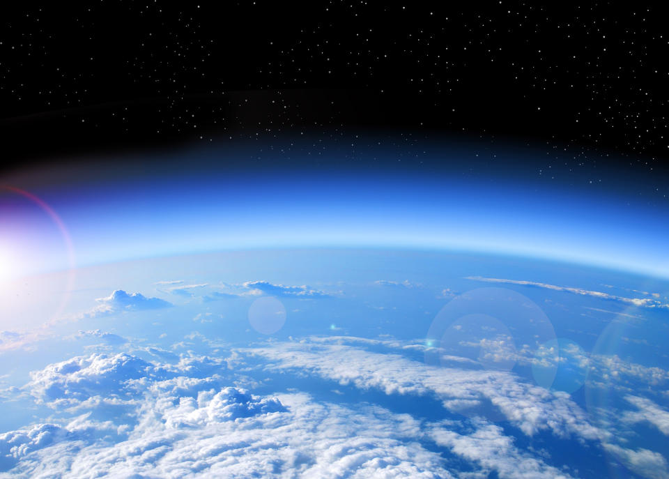 ultra-reactive chemicals found in Earth's atmosphere