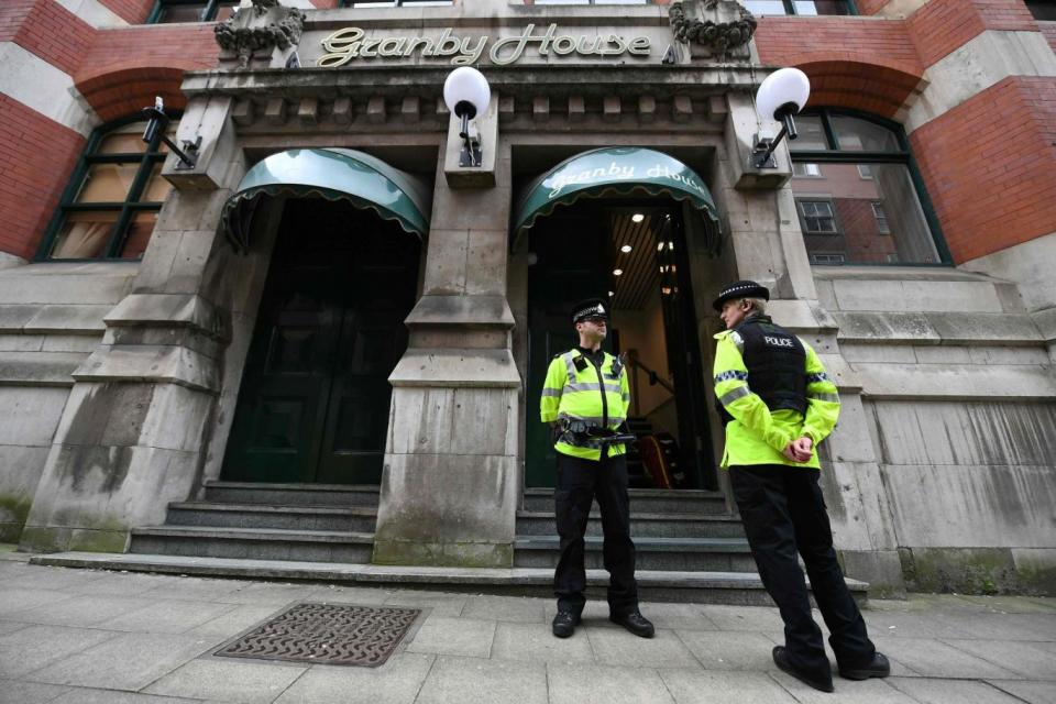 Police raided a flat in Manchester city centre believed to have been used by Abedi (AFP/Getty Images)