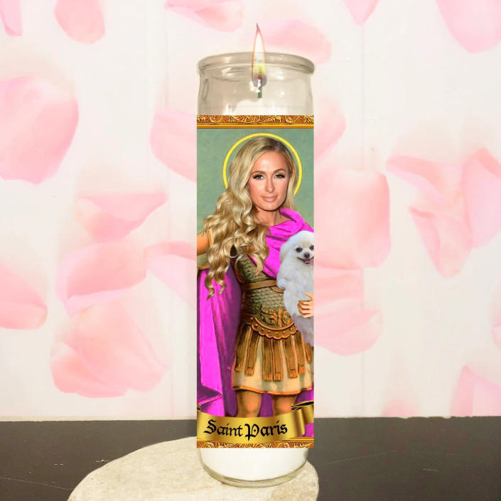 Paris Hilton Prayer Candle