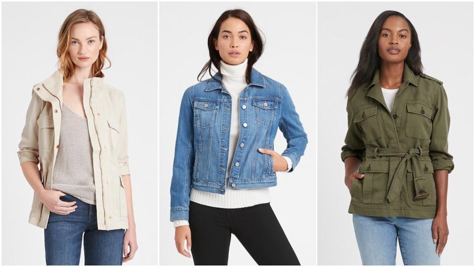 banana republic jackets