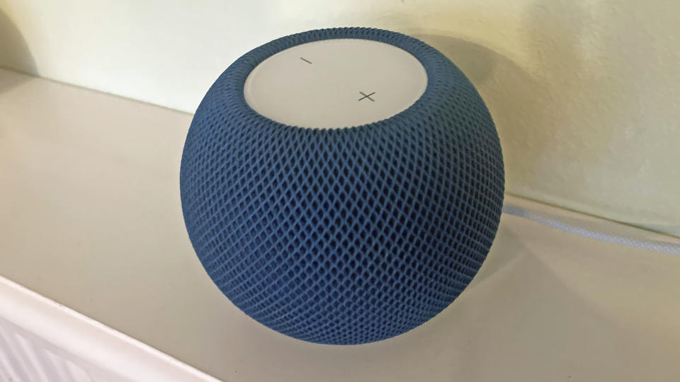 Apple HomePod Mini being tested in writer's home