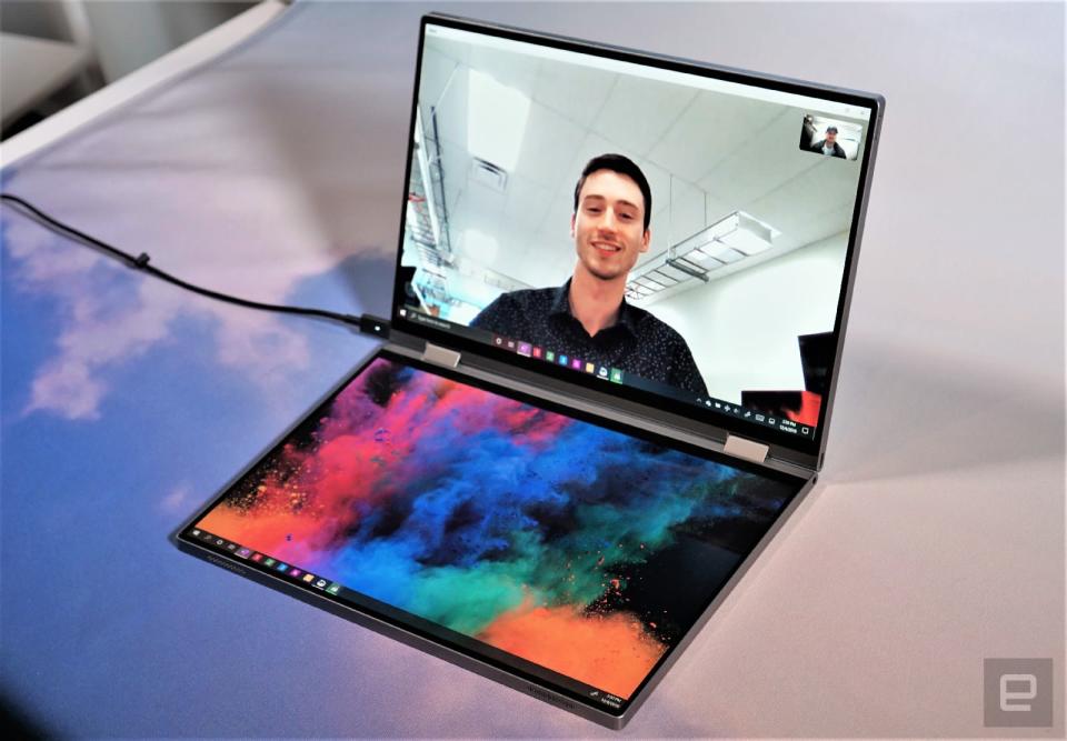 Dell "Concept Duet" dual-screen laptop hands-on