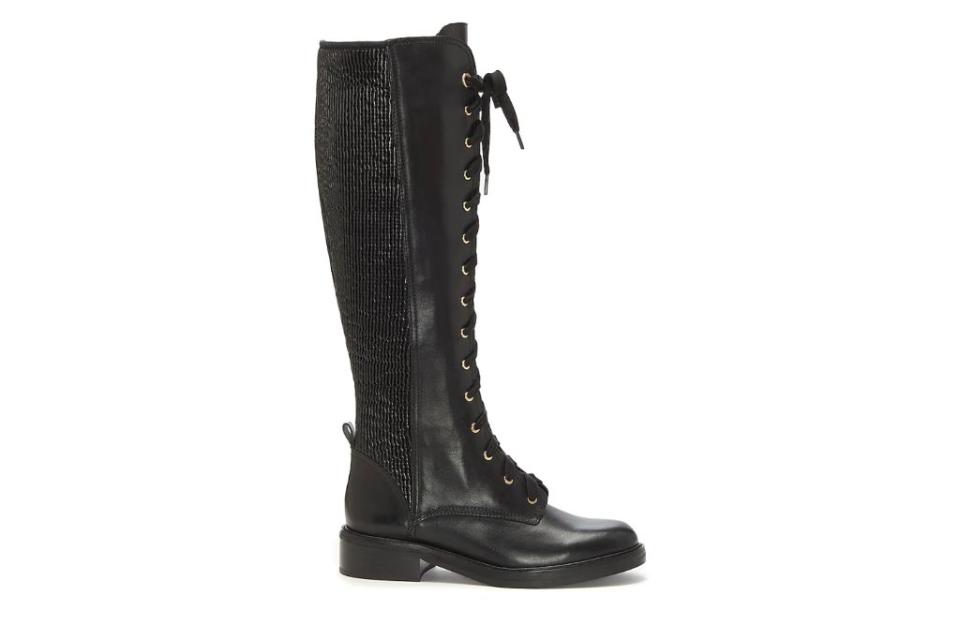 Louise et Cie, Voshell Tall Combat Boot, Black Boots