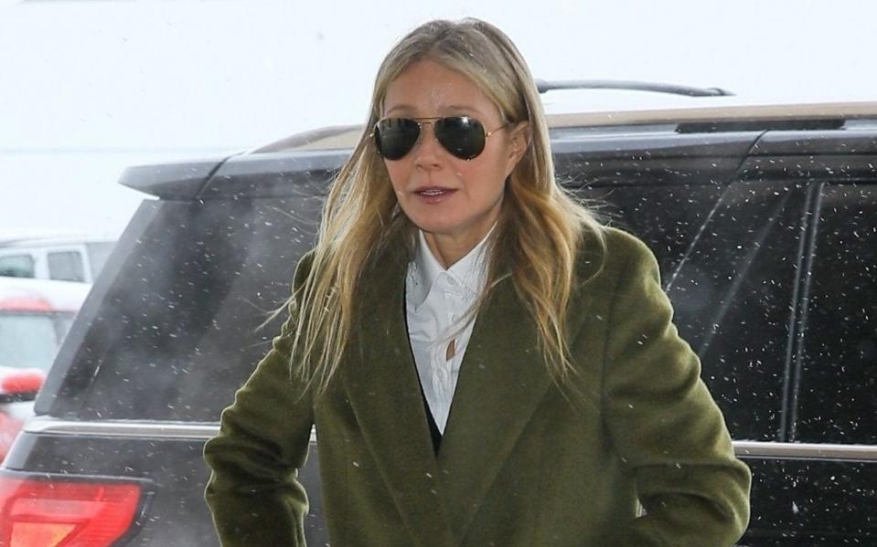 Gwyneth Paltrow arrives at Park City court on Monday - AKGS