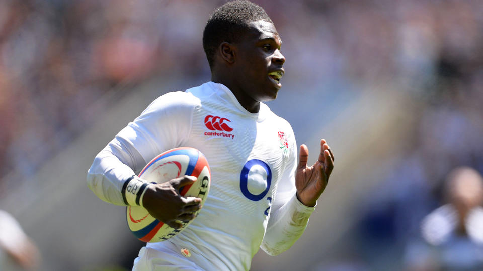 Christian Wade in action for England in a Test match in 2013.  (Photo by Mike Hewitt/Getty Images)