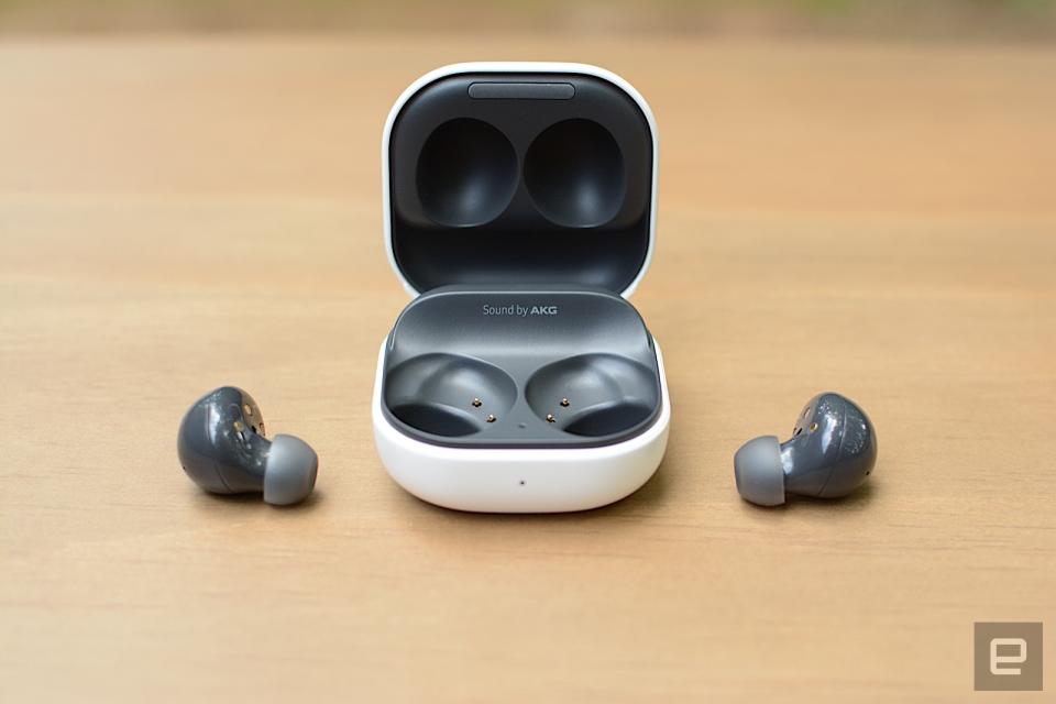 <p>With the Galaxy Buds 2, Samsung adds active noise cancellation to its most affordable true wireless earbuds. This successor to the Galaxy Buds+ are smaller and more comfortable with premium features like wireless charging and adjustable ambient sound. However, ANC performance is only decent and there’s no deep iOS integration like previous models. Still, at this price, Samsung has created a compelling package despite the sacrifices.</p>
