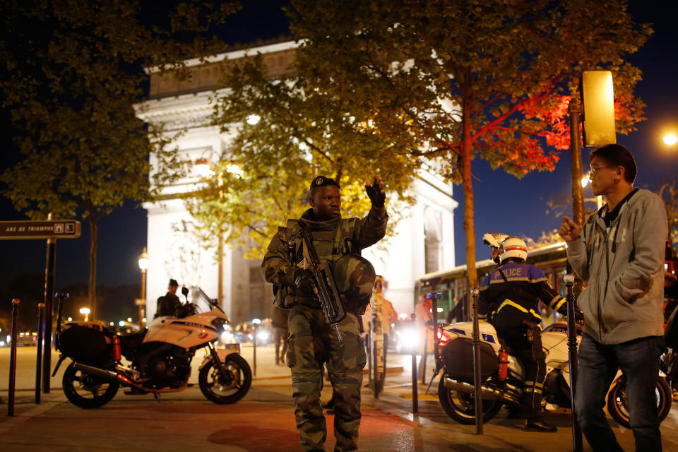 Police officers shot at Champs Elysees in Paris