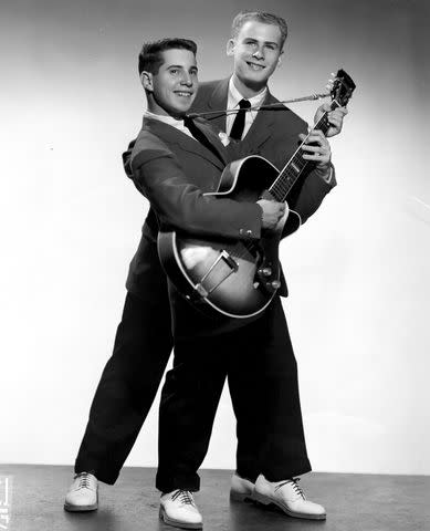 James Kriegsmann/Michael Ochs Archives/Getty Images Art Garfunkel and Paul Simon in 1957