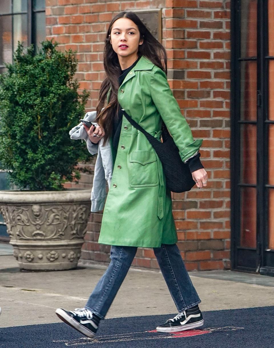 Olivia Rodrigo is Spotted Stepping Out in New York City.