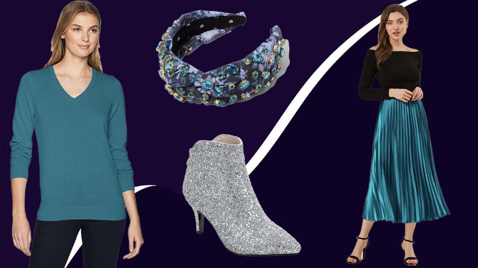 Try an unexpected monochromatic look this year with this festive find.