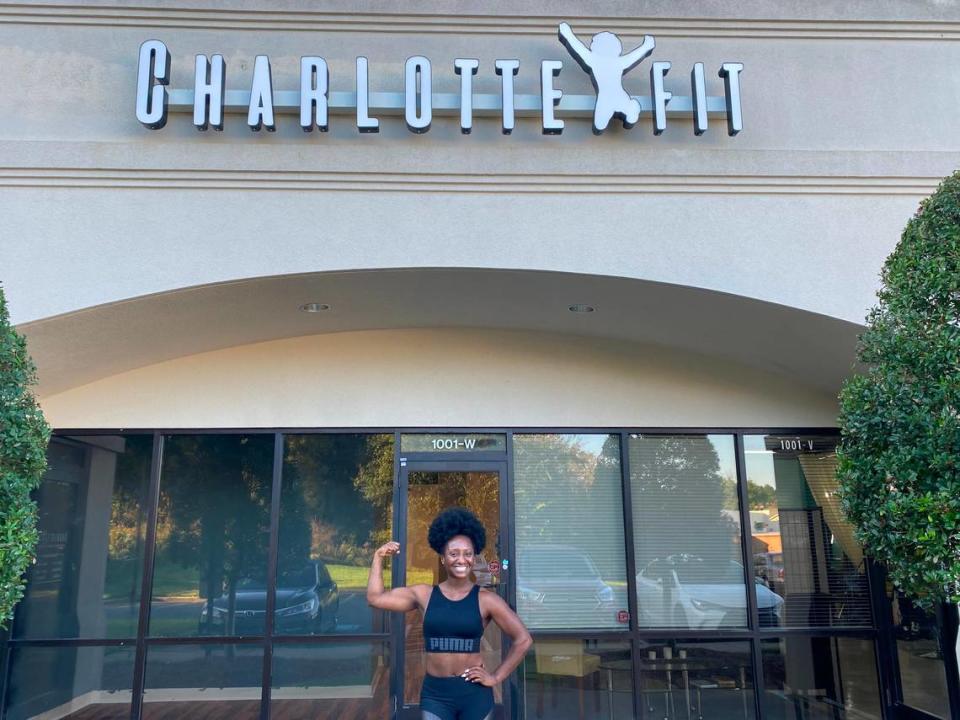 Taylor Calamese pushed through COVID-19 roadblocks to open Charlotte FIT, which offers virtual workouts.