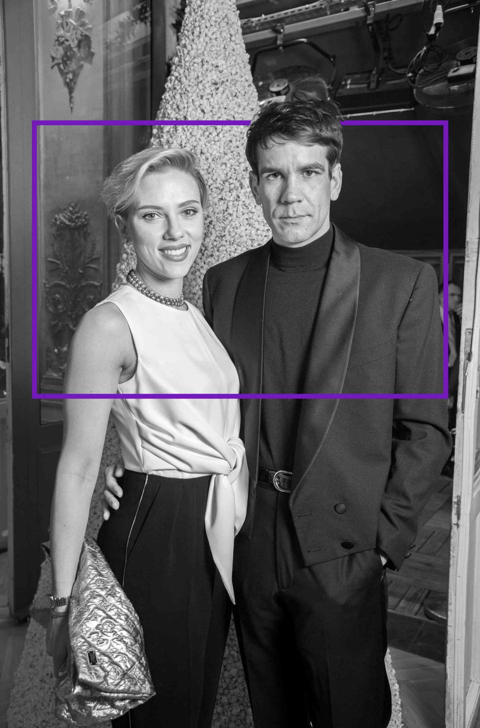 <p>Pascal Le Segretain/Getty Images for Yummy Pop</p> Scarlett Johansson, Romain Dauriac