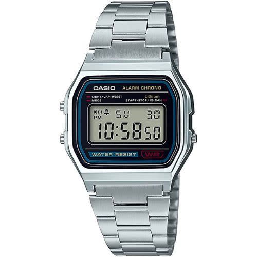 <p><strong>Casio</strong></p><p>amazon.com</p><p><strong>$23.45</strong></p><p>This digital Casio wristwatch is a classic. With an all-silver band and a water-resistant build, this small watch will elevate any outfit with a hint of minimal elegance. It’s also inexpensive!</p>