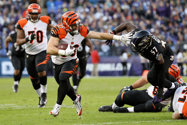 Rex Burkhead is one of fantasy's top sleepers for Week 14. (Getty)