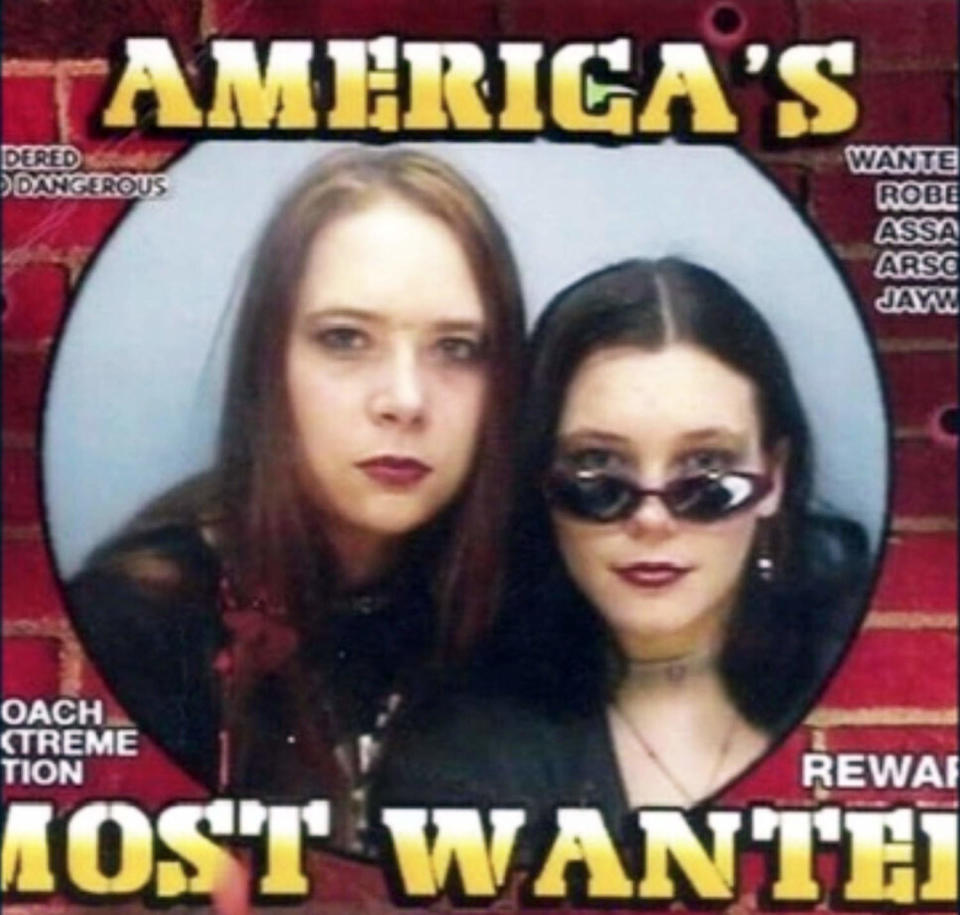 Jamie West (right) as a teen. (Courtesy Jamie West)