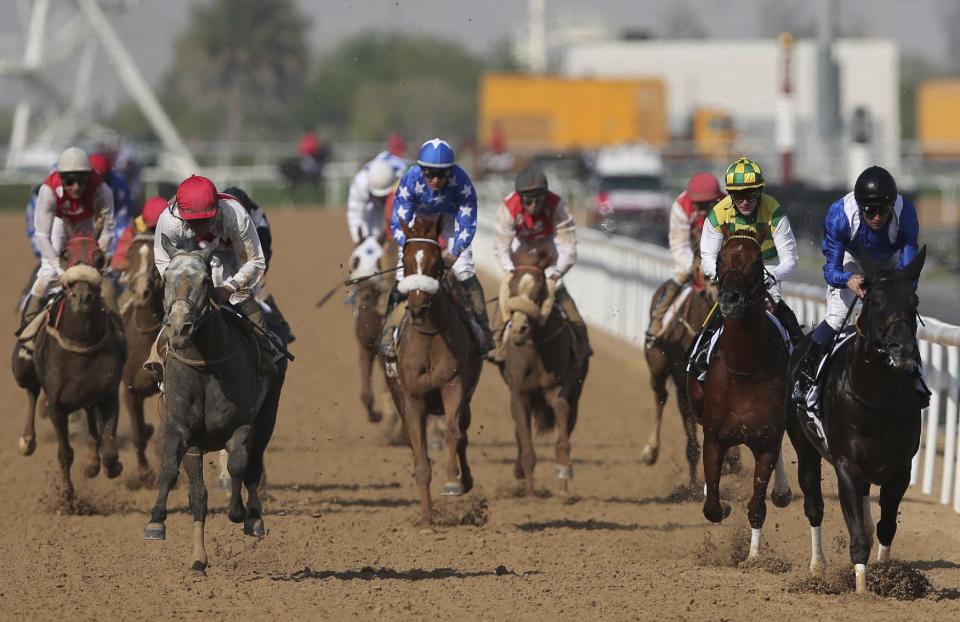 UAE-owned Manark, ridden by Dane O'Neill, wins the $1million Kahayla Classic.