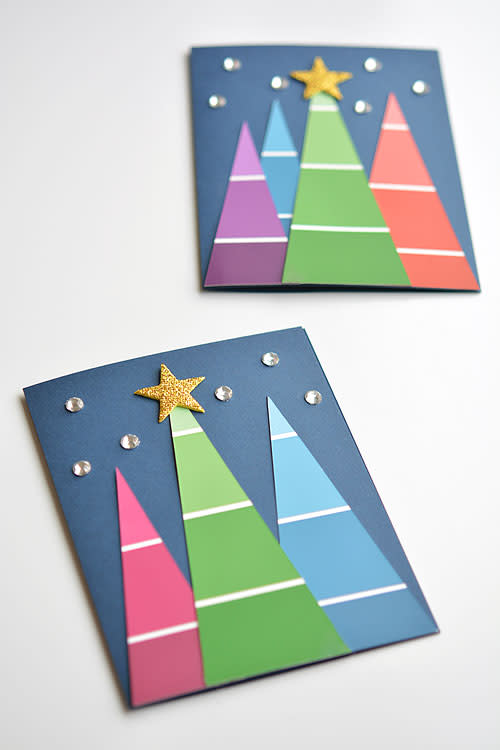 Washi Tape Christmas Cards - The Full Nester