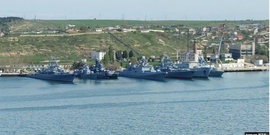 The Black Sea Fleet returned most of the ships to Sevastopol Bay