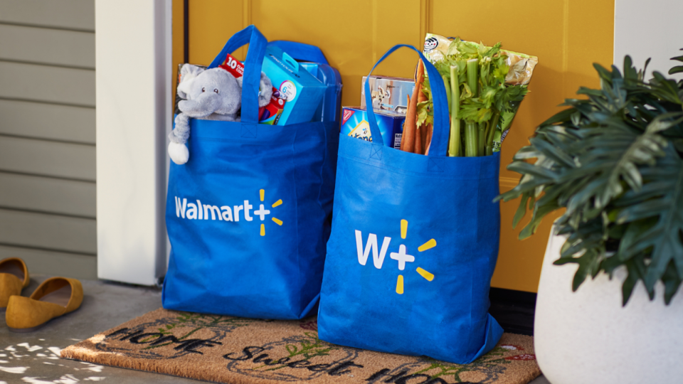 Get your groceries delivered directly to your front door (for free!) when you sign up for Walmart+ today.