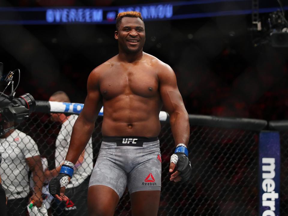 Francis Ngannou takes on Stipe Miocic for the UFC 220 for the heavyweight title: Getty