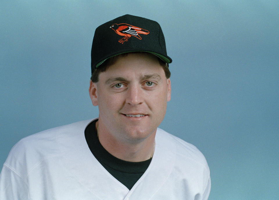 James "Jim" Poole, American pitcher for Major League Baseball with the Baltimore Orioles, is shown in this 1993 photo. (AP Photo)