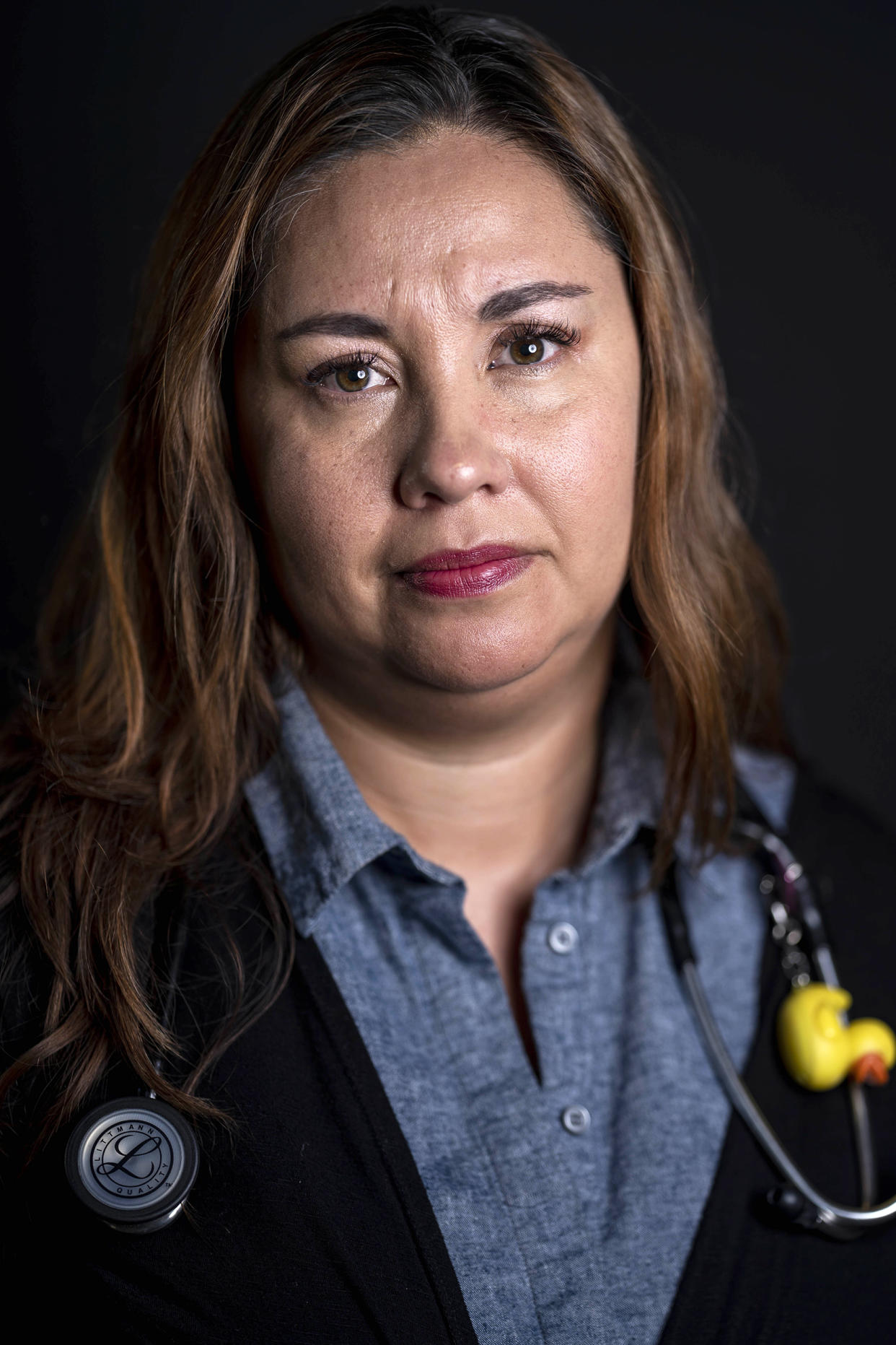 Pediatrician and Colorado State Senator Yadira Caraveo at her home in Thornton, Colorado Wednesday August 17, 2022. (Melina Mara / The Washington Post via Getty Images file)