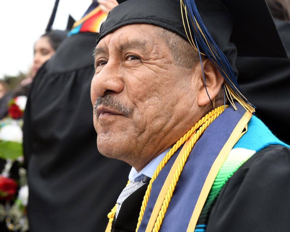 Adolfo González at CSUMB graduation from the College or Arts, Humanities and Social Sciences on Saturday, May 18, 2019.