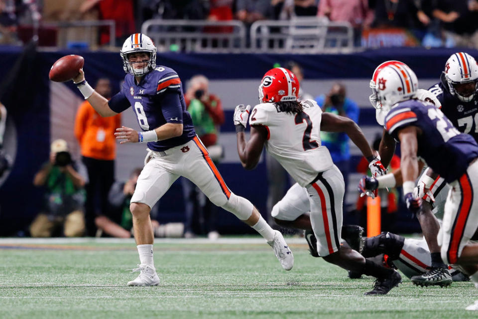 Auburn and Georgia squared off with a trip to the playoff on the line. (Getty)
