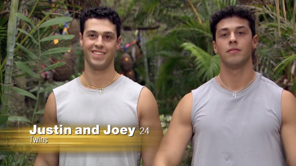 Twins Justin and Joey
