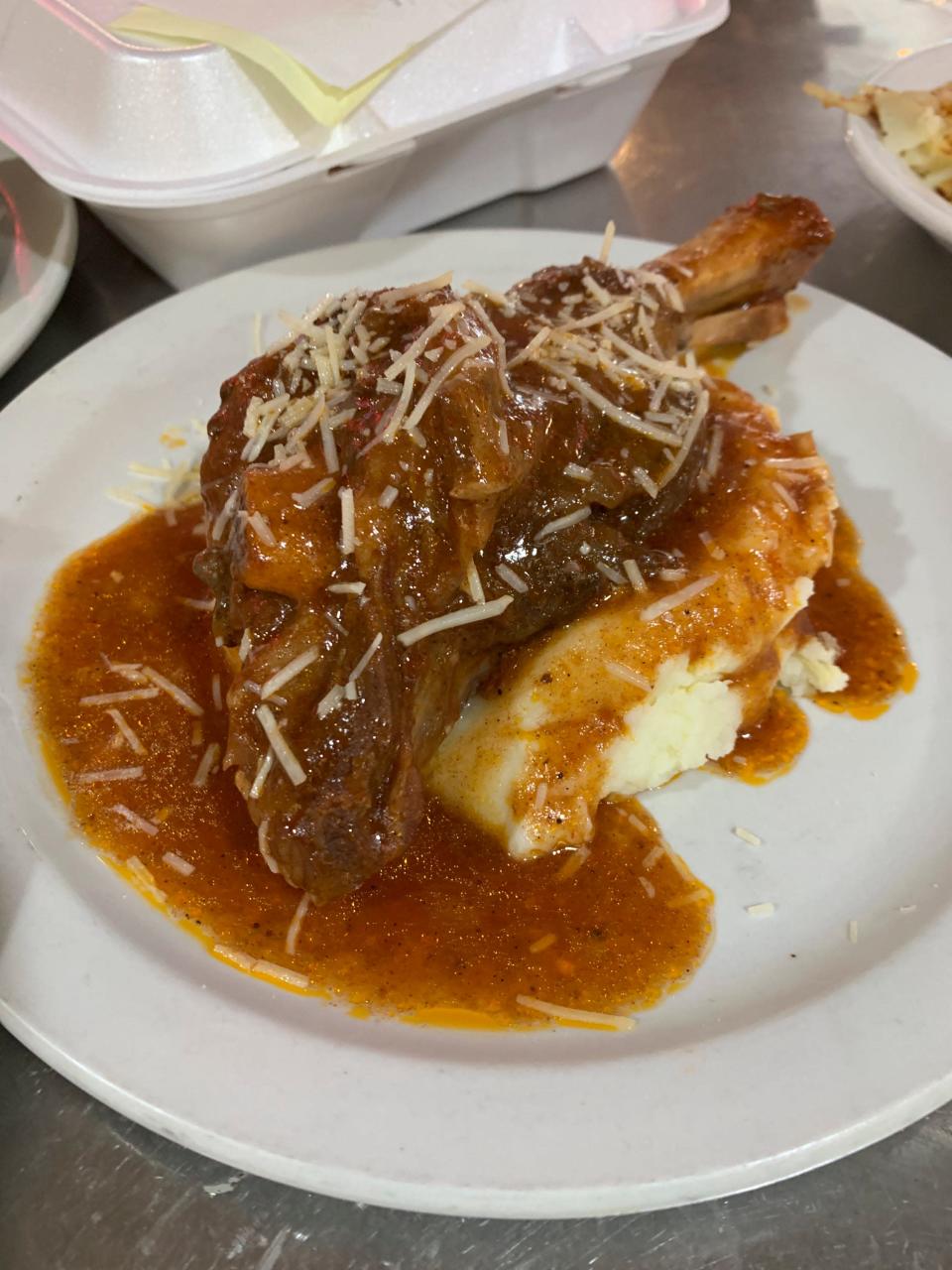 Lamb shank from Tommy's Diner