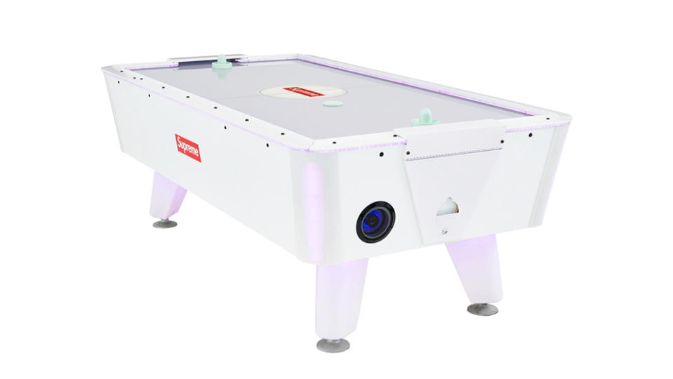 Supreme Valley LED air hockey table secondary vantage point