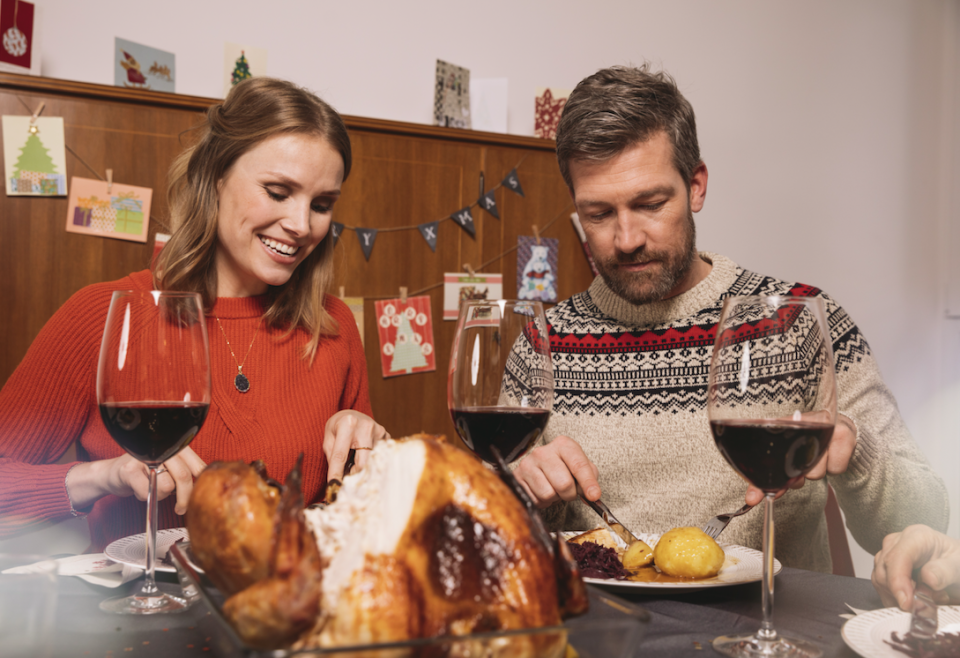 It’s almost time for Christmas dinner (Picture: Rex)