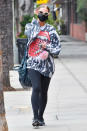 <p>Ashlee Simpson keeps things casual in an oversized Rolling Stones pullover while out and about in L.A. on June 7. </p>