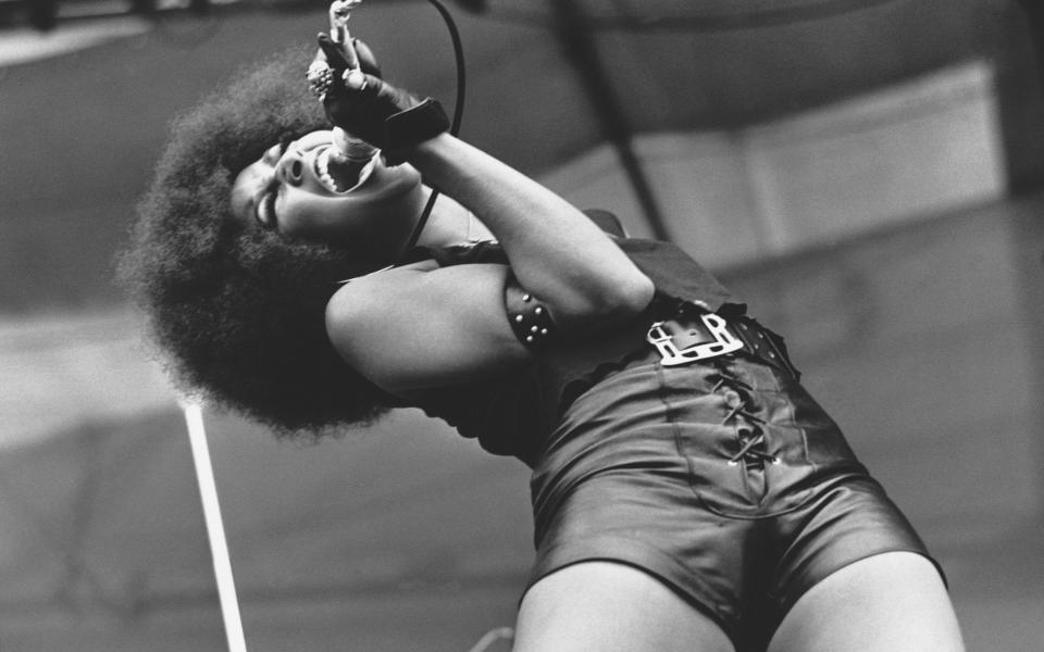 Singer and actress Marsha Hunt, former lover of Mick Jagger and supposedly an inspiration for Brown Sugar - Corbis