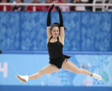 <p>Since coming back from injury, Kaetlyn has regained her elite form with jumps that are among the highest and fastest in the world. (AP) </p>