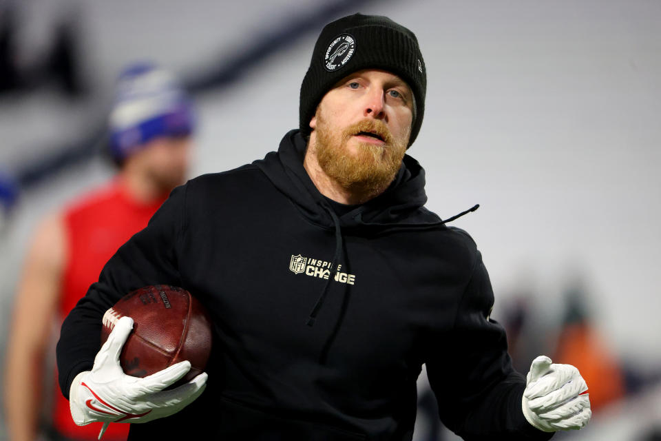Cole Beasley played three years under then-Bills offensive coordinator Brian Daboll.  (Photo by Timothy T. Ludwig/Getty Images)