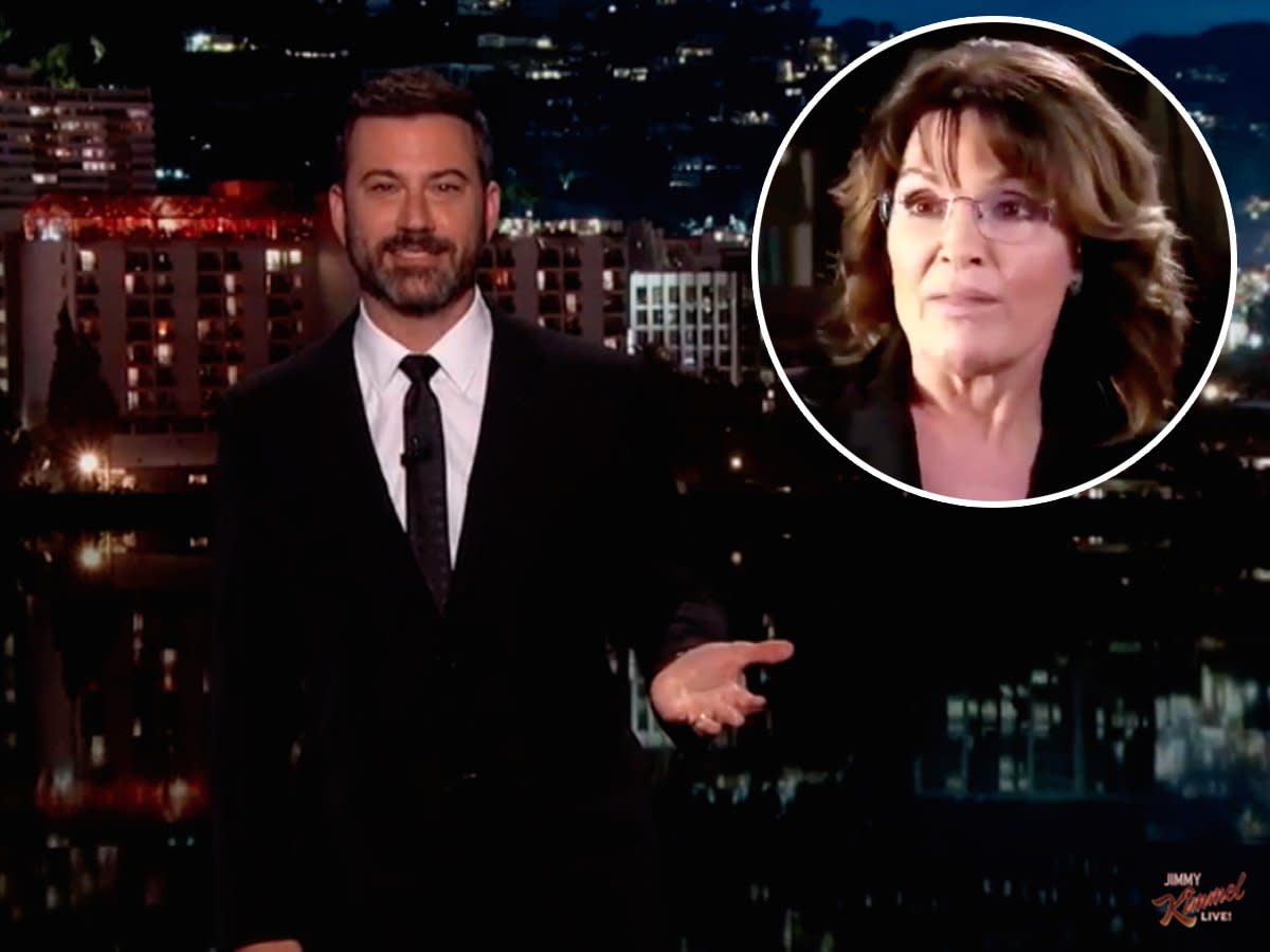 jimmy kimmel sarah palin climate change abc