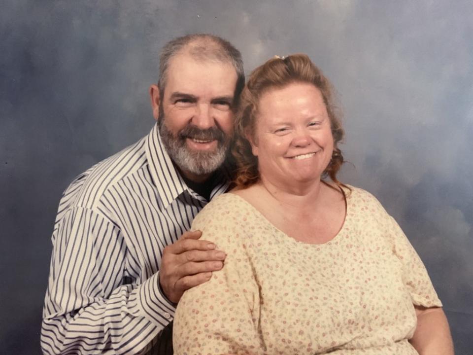 Billy and Barbara Grey of Alderson, West Virginia were married for 45 years before Barbara's death from colon cancer at age 64. (Photo: Courtesy of Sahrah Elswick)