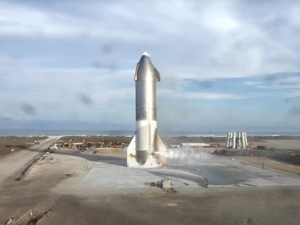 <p>SpaceX ha completado la última prueba de su nave espacial Starship con destino a Marte</p> (SpaceX)