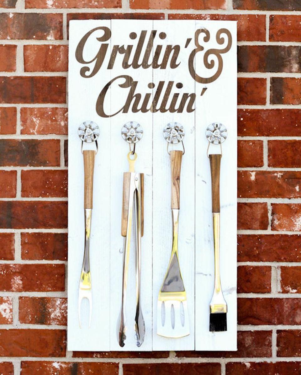 Make Your Own Grill Set Holder